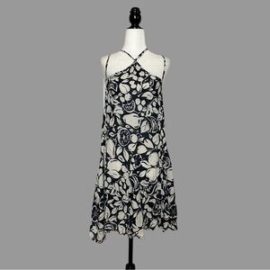 ❤️ M ❤️ NWT Anthro Sheer Mini Dress Halter Beach Cover Up Adjustable Straps​